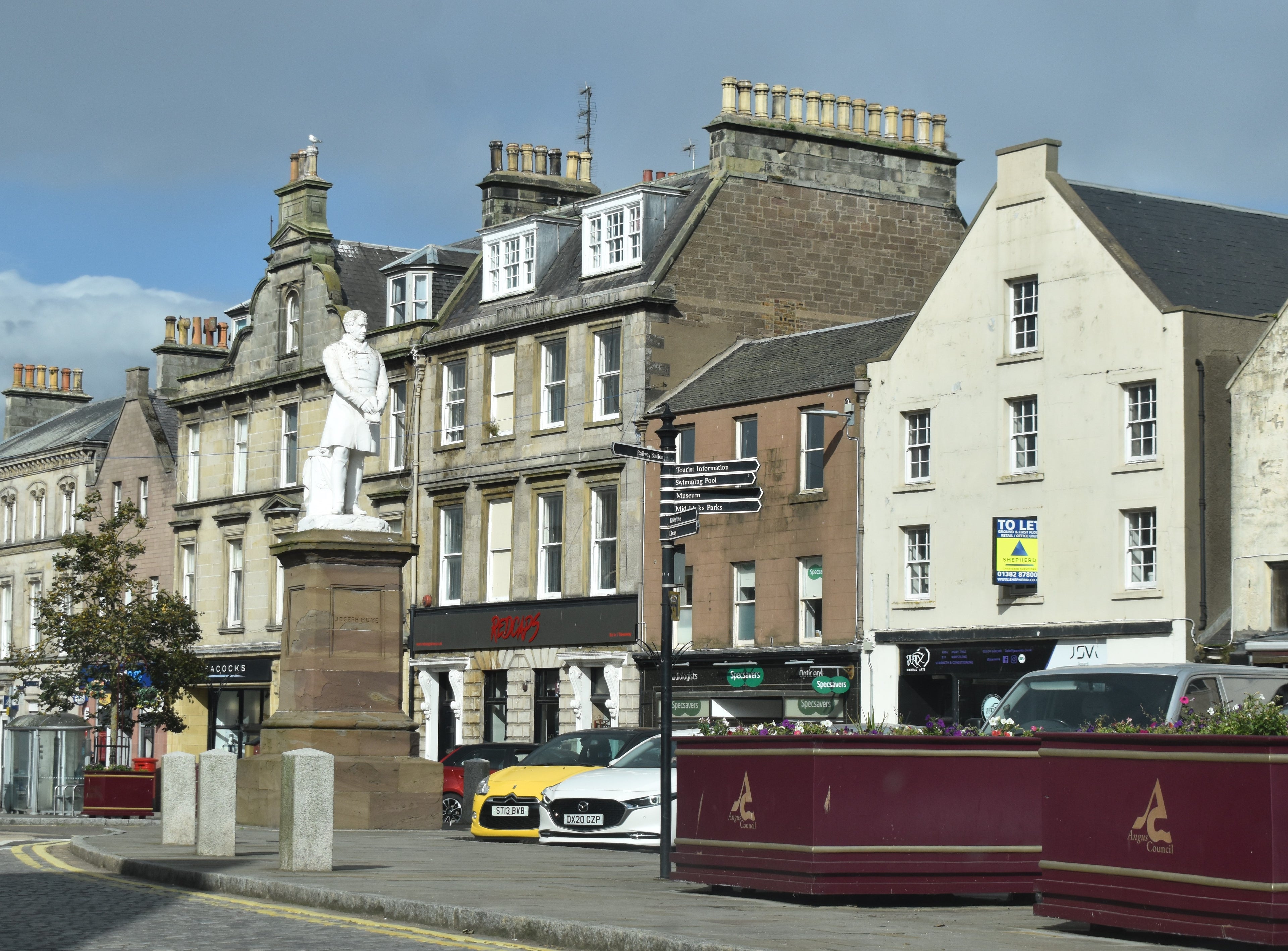 Statue and Street
