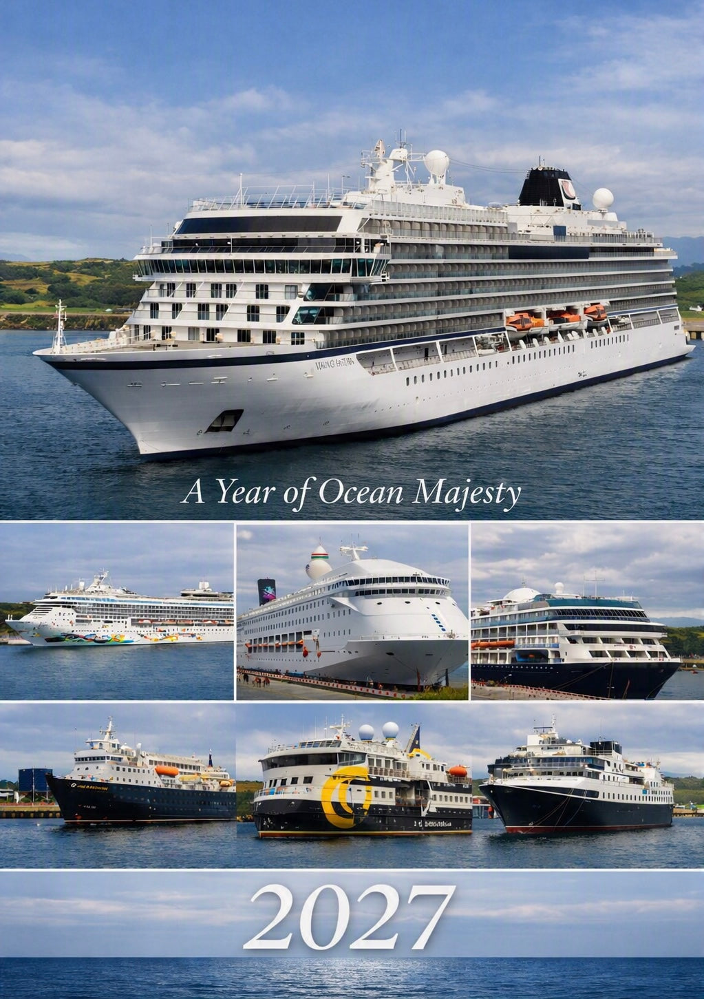 Ocean Majesty 2027 Cruise Calendar – Luxury Maritime Photography for Travel Lovers
