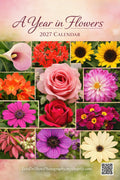 A Year in Flowers 2027 Calendar - A4